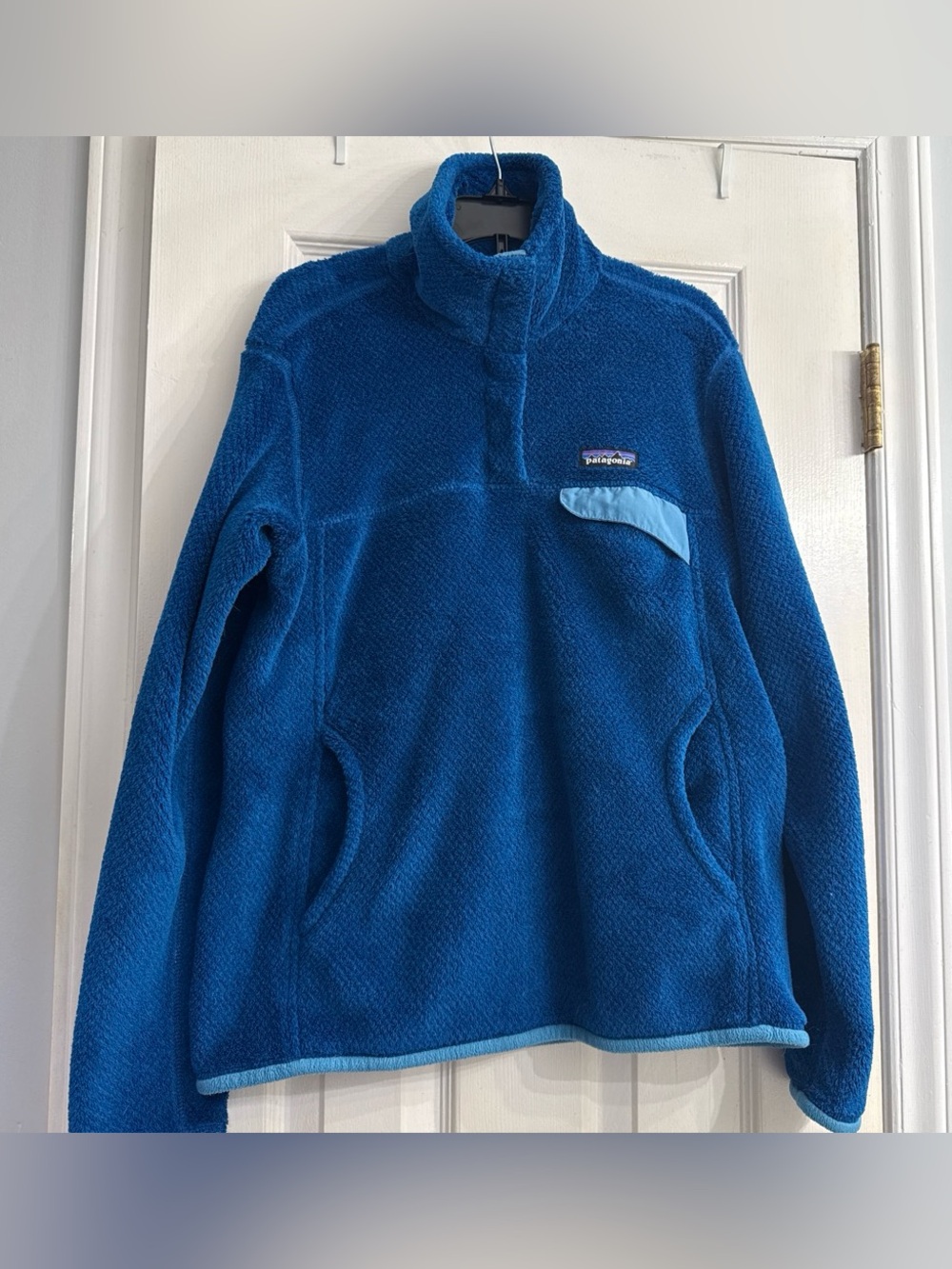 Patagonia Blue Synchilla Fleece Pullover Size Small